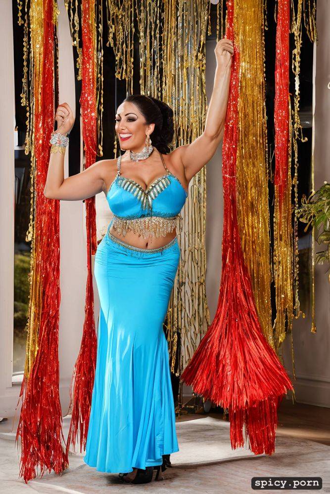 giant natural boobs, hourglass figure, 39 yo very beautiful elegant american bellydancer - #main