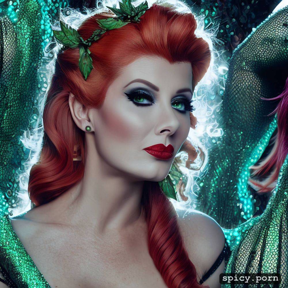 masterpiece, erect nipples, dramatic, lucille ball as poison ivy gorgeous symmetrical face - #main