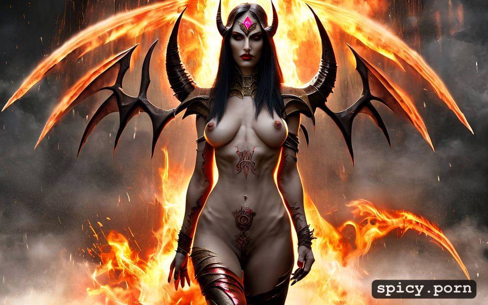 female demon, fantasy, gameplay, naked, diablo, hell, lilith - #main