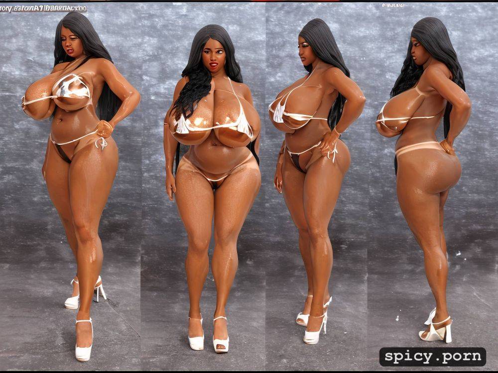 full nudity, realistic correct anatomy, extremely busty, small belly - #main