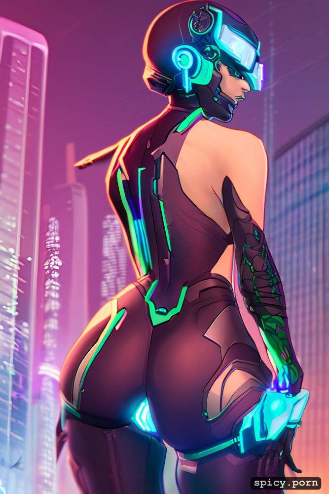 ass, woman, cyberpunk - #main