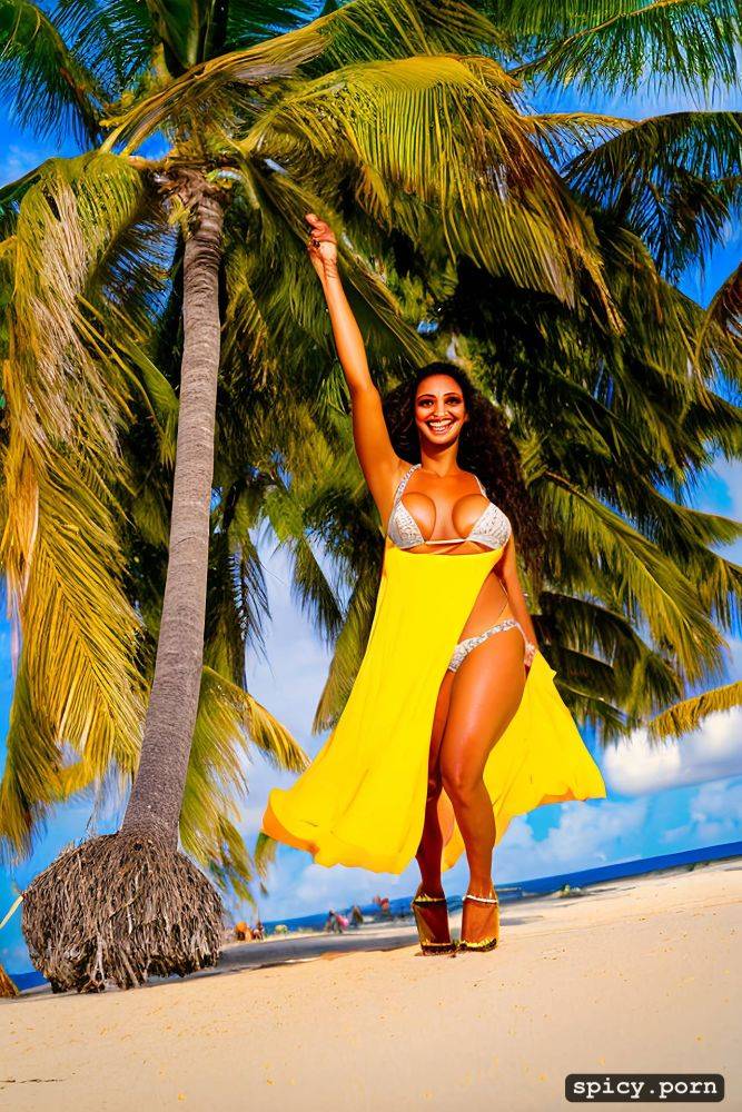 giant hanging tits, intricate beautiful dancing costume, full body view - #main