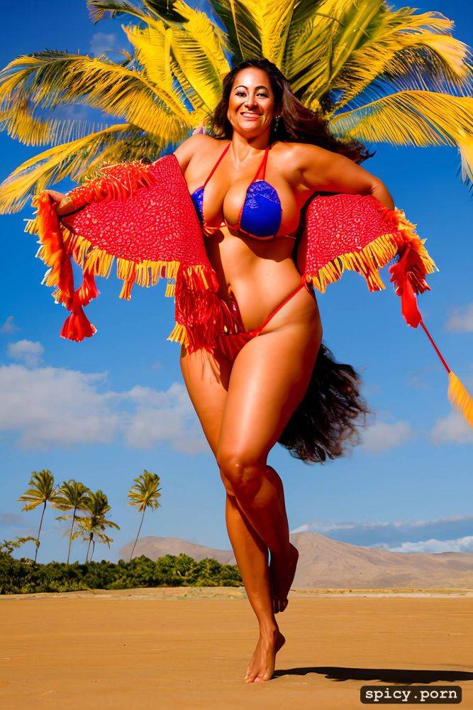 giant hanging boobs, performing on stage, color portrait, curvy body - #main