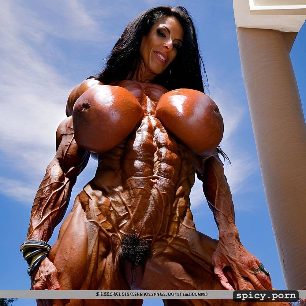 curvy, bodybuilder, pumped clit, vascular, muscles, powerful - #main