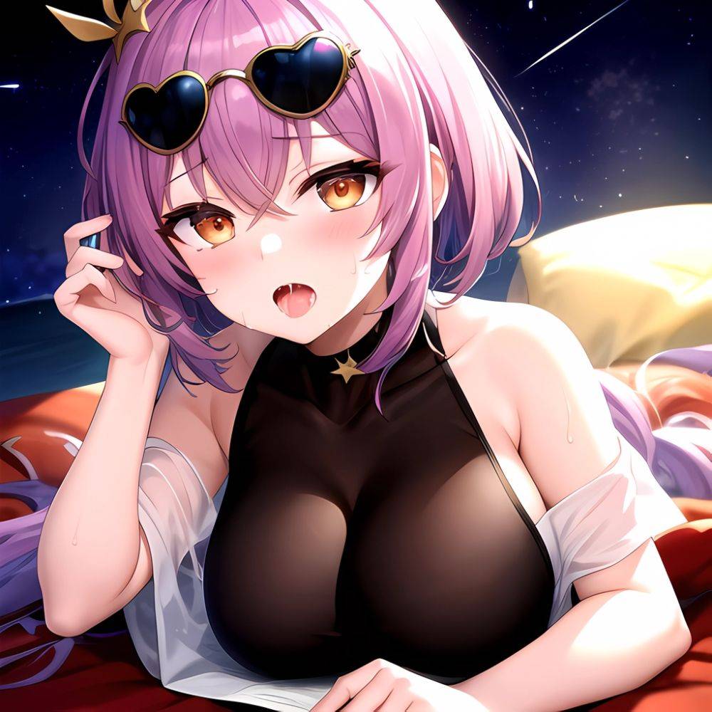 1girl Absurdres Breasts Collarbone Cum Ejaculation Eyewear On Head Hetero Highres Honkai Star Rail Honkai Series Hu Dako Kafka H, 1022104373 - AIHentai - #main