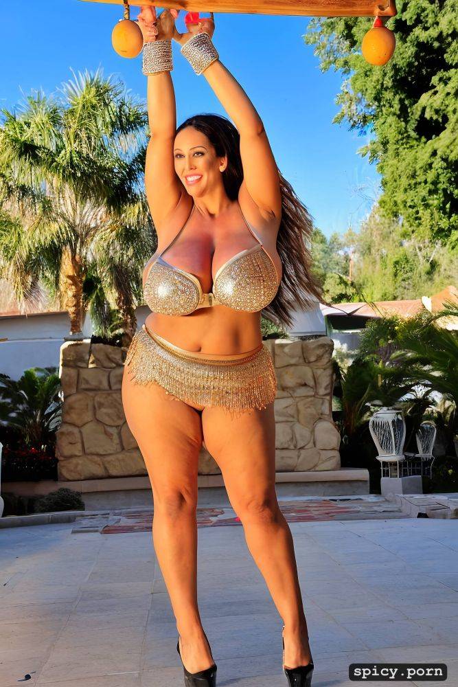 giant natural boobs, hourglass figure, 38 yo beautiful american bellydancer - #main