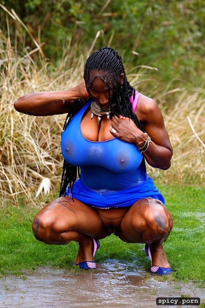 gigantic and perfectly round areolas, breast expasion giant chubby breaats - #main