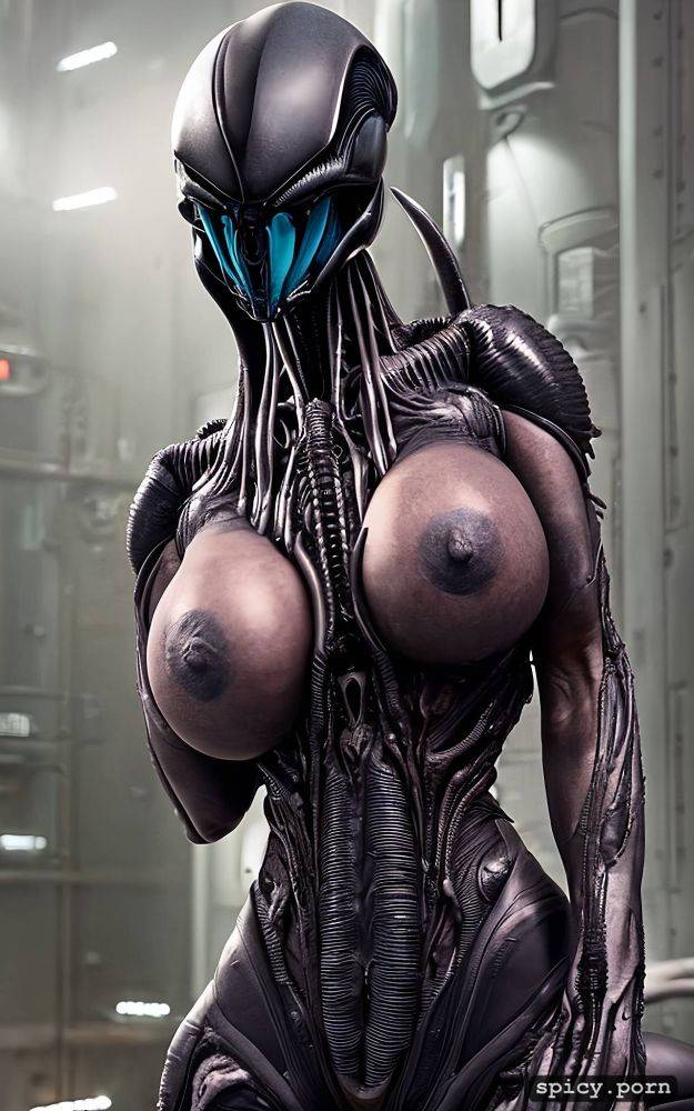 ultra detailed, aliens movie, xenomorph female, alien, giger - #main