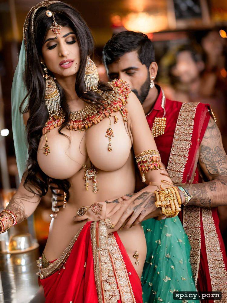 professional photography with nikon dslr, sexy indian bride with short dark hair - #main
