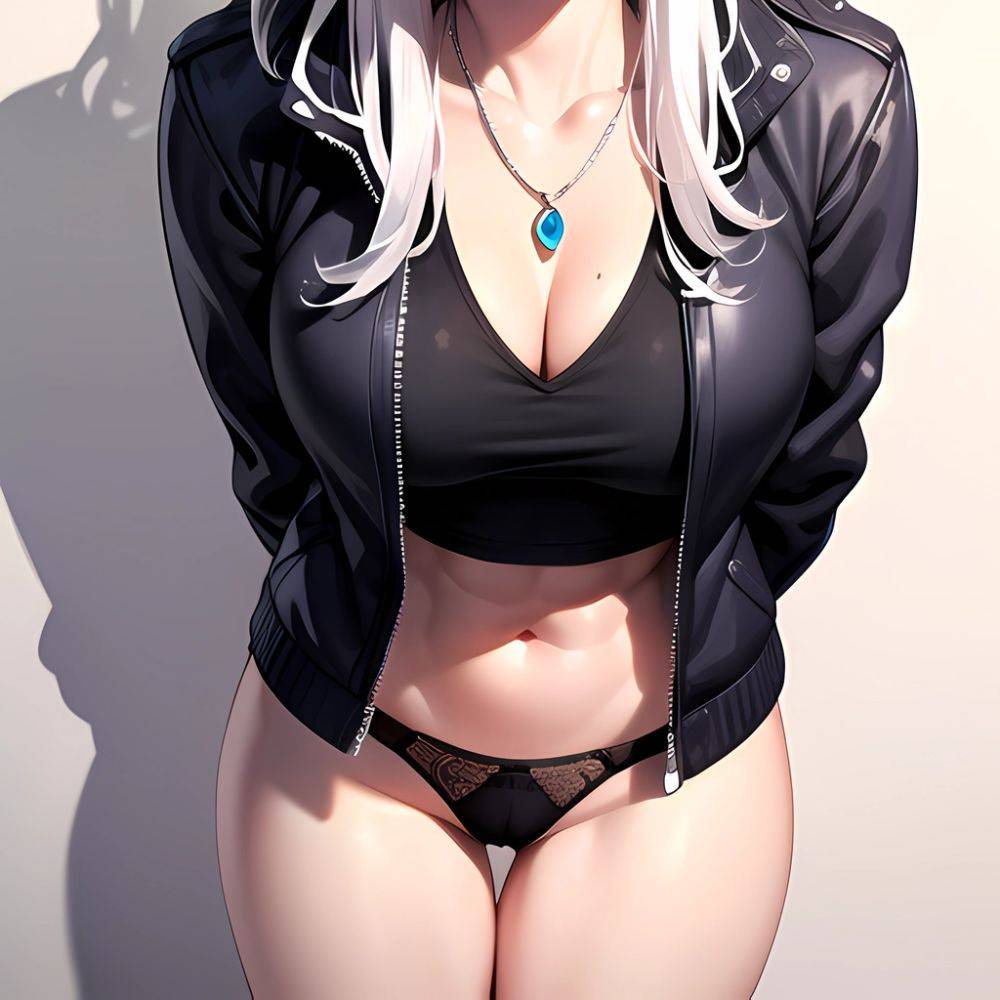 Solo 1girl Abs Animal Ears Aria Crystalplanet00 Bbc Chan Biting Black Hair Black Sclera Blue Eyes Breasts Colored Sclera Cropped, 2981567728 - AI Hentai - #main