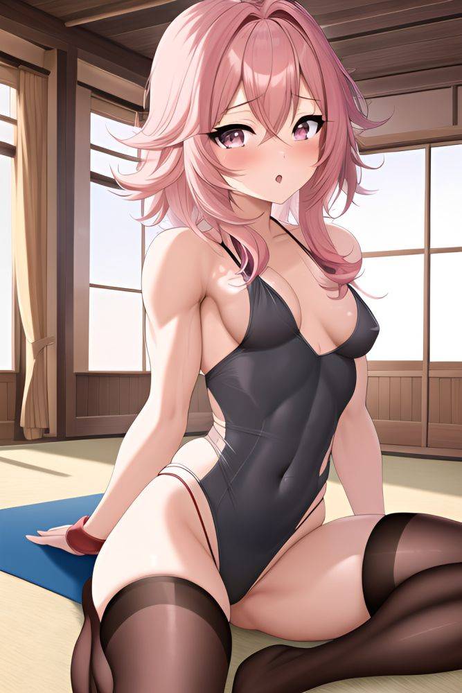 Anime Muscular Small Tits 40s Age Orgasm Face Pink Hair Messy Hair Style Light Skin Vintage Yacht Side View Yoga Stockings 3663105451904072755 - AI Hentai - #main