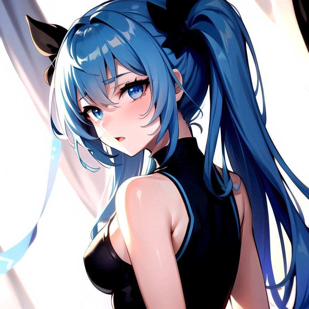 1girl Sexy Blue Eyes Arms Behind Back, 105633713 - AI Hentai - #main