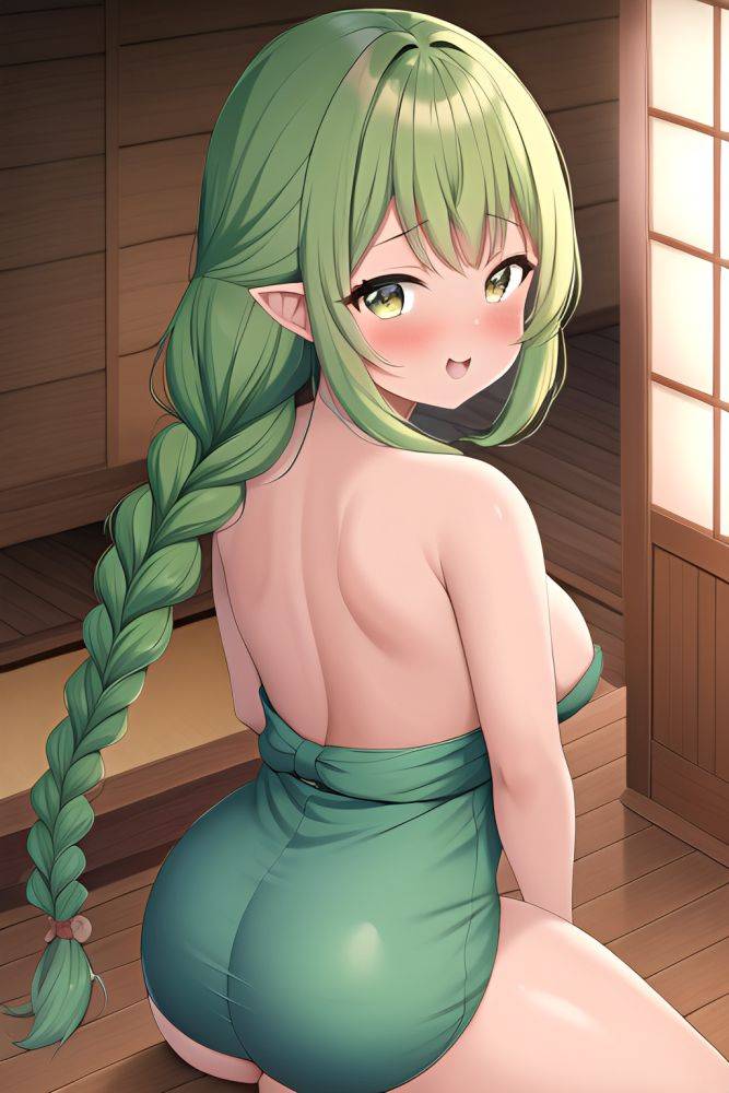 Anime Chubby Small Tits 40s Age Orgasm Face Green Hair Braided Hair Style Dark Skin Mirror Selfie Onsen Back View Straddling Geisha 3664516351879556255 - AI Hentai - #main