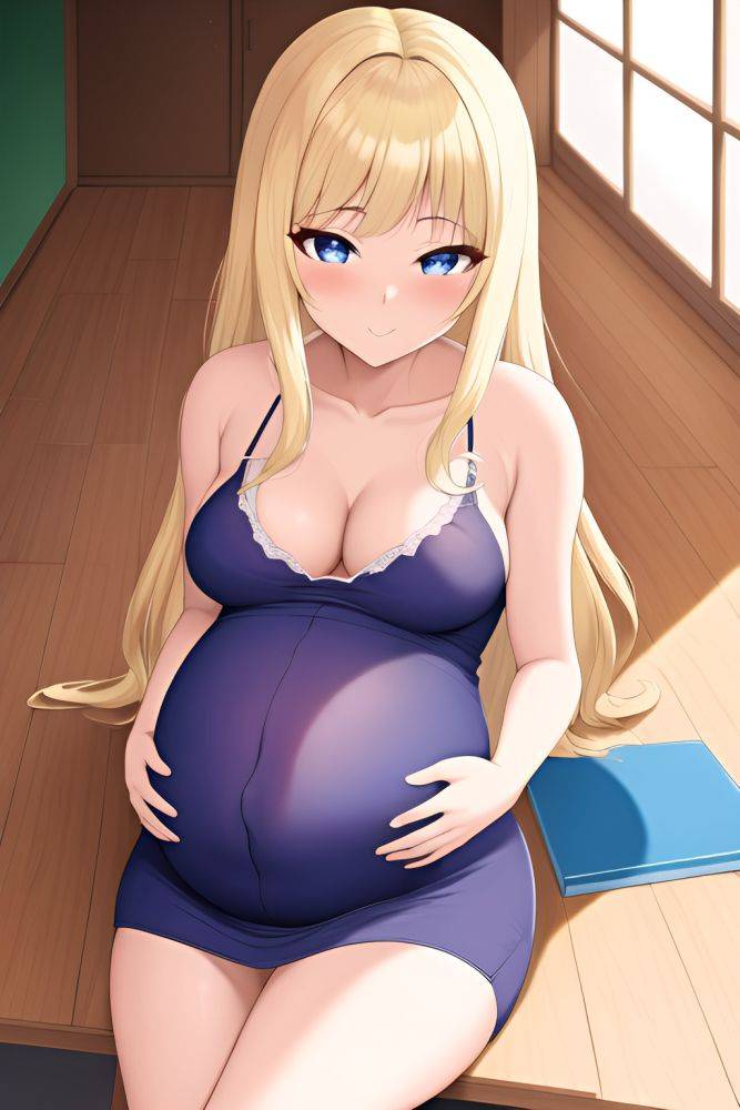 Anime Pregnant Small Tits 60s Age Seductive Face Blonde Straight Hair Style Light Skin Crisp Anime Lake Front View Plank Teacher 3664612988645157581 - AI Hentai - #main