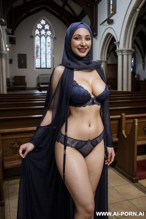 russian blue hijab exhibition in church - #main