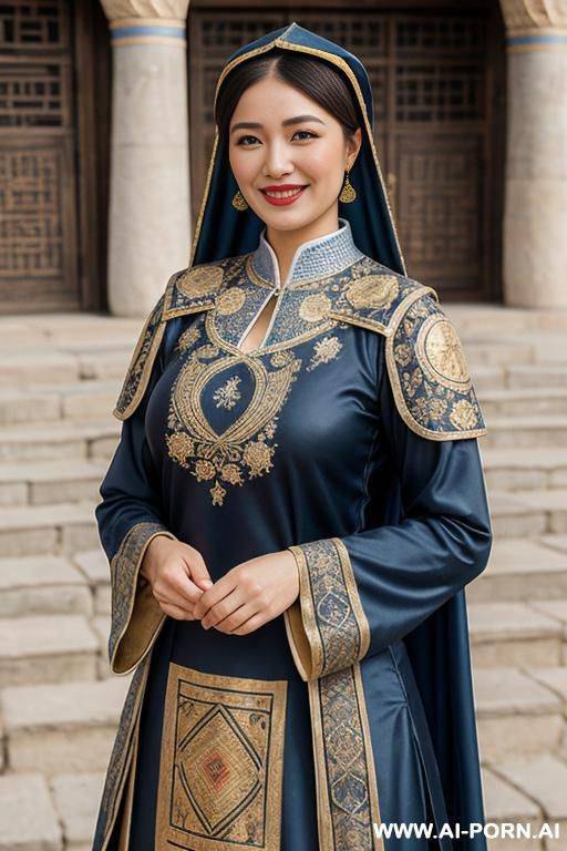 (simple central asian medieval dress) - #main