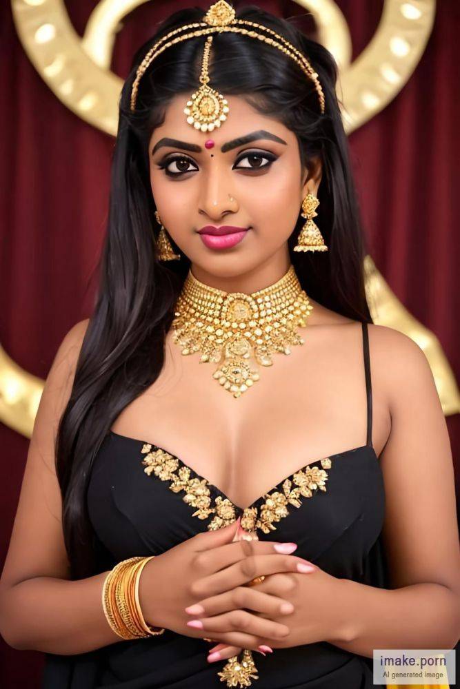 indian girl keerthi with black devil horns black devil horns... - #main