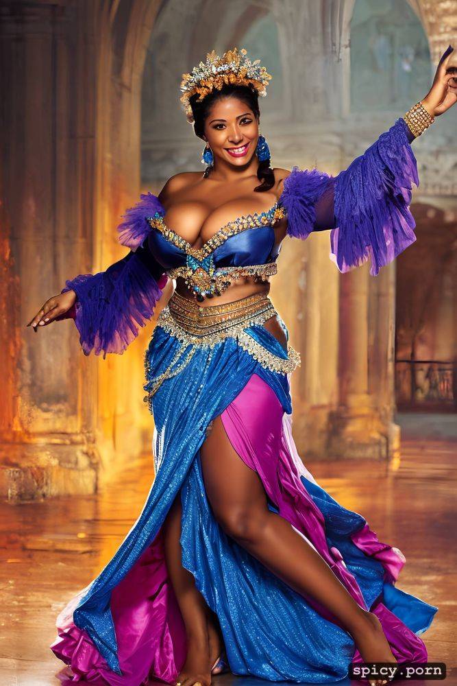 gigantic hanging boobs, beautiful tahitian dancer, curvy hourglass body - #main