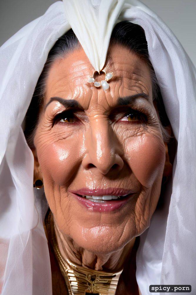 jasmine jae face mature wrinkled 50 year old arab woman with sunken cheeks - #main
