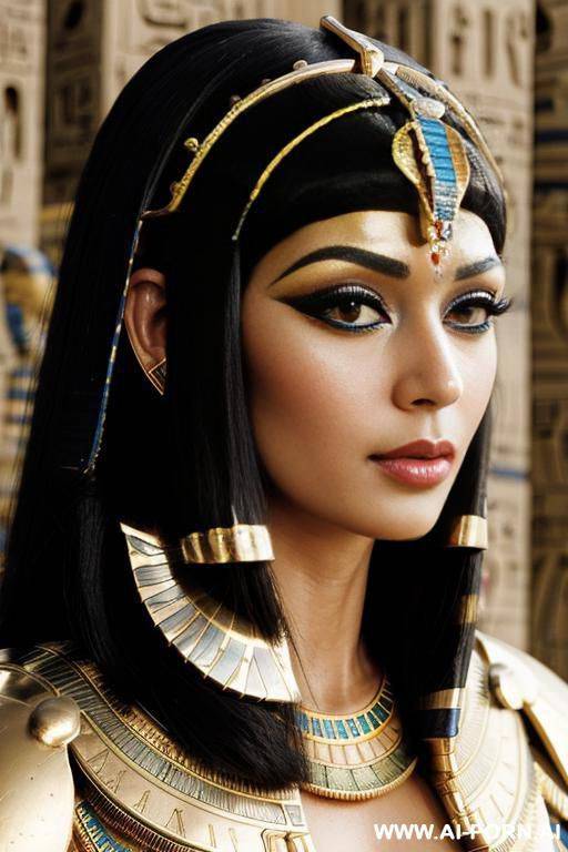 (((egyptian princess))), ((face close up)), (((sexy makeup))) - #main
