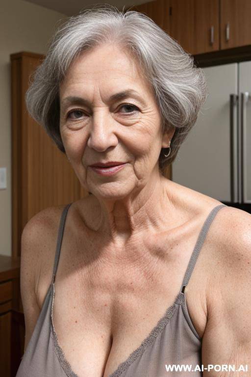 granny with grey hairy armpits - #main