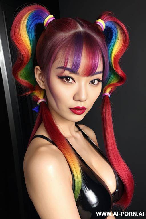 latex rainbow domina, - #main