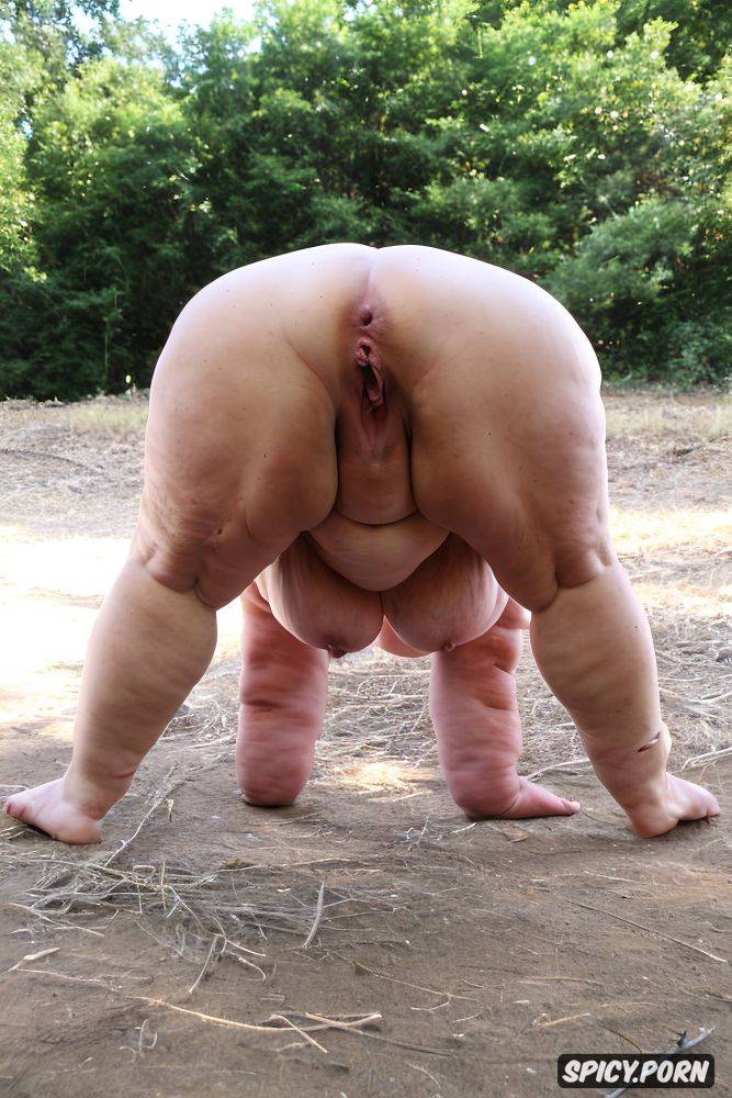obese, big belly, penetrated by a young man with a big dick in the anus - #main