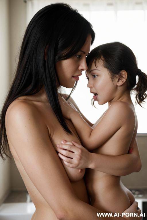 scared naked mom with her scared naked daugher - #main