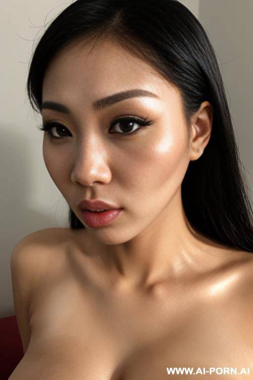asian filipina drooling spit with pouty lips - #main