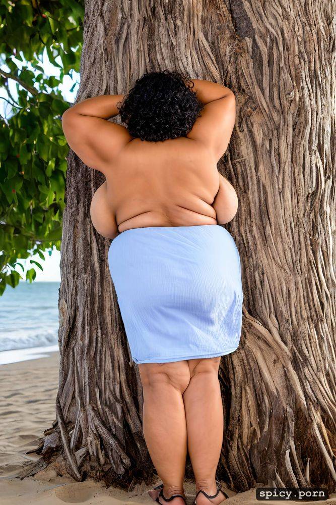 small breasts, an old fat hispanic naked woman with obese belly - #main