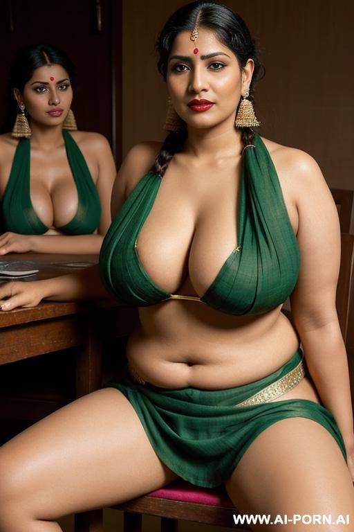 indian whore, busty, gigantic boobs, huge tits covered with cum, skimpy clothes, skimpy top, public street, wide hips, mother, gilf, red lipstick, cuckquean, mature face, very slutty - #main