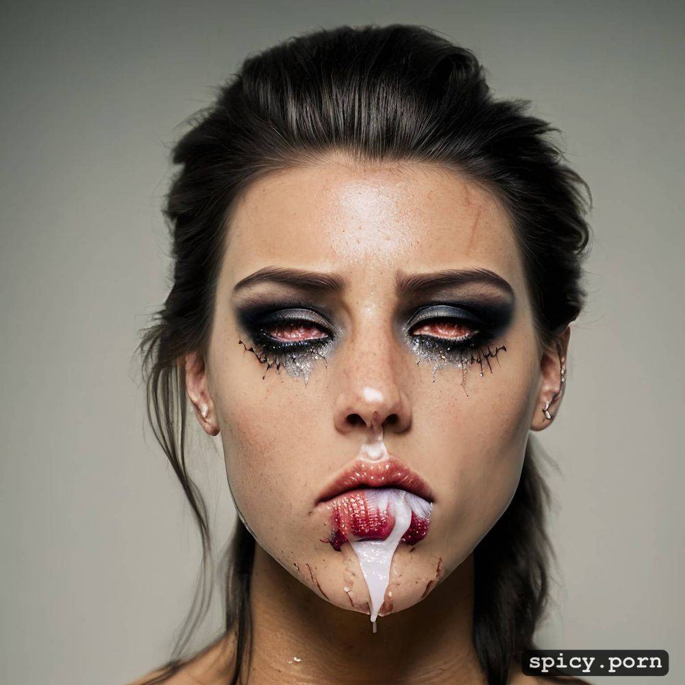 model face, make up tears, forced full deepthroat1 6, minimalistic0 6 - #main