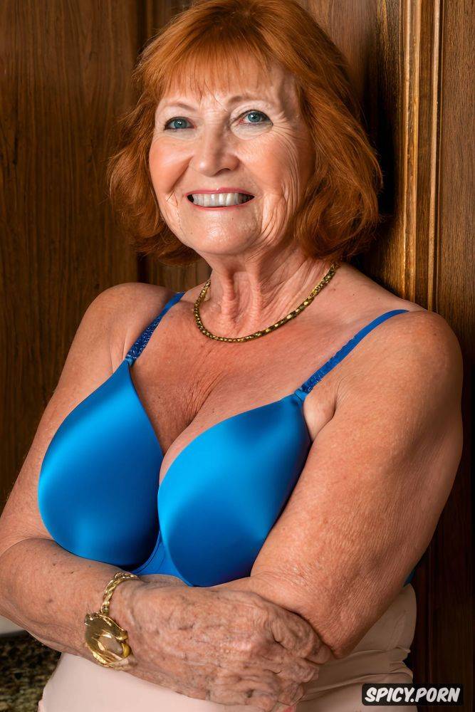 big teeth, winking, very old wrinkled granny, wide open mouth - #main