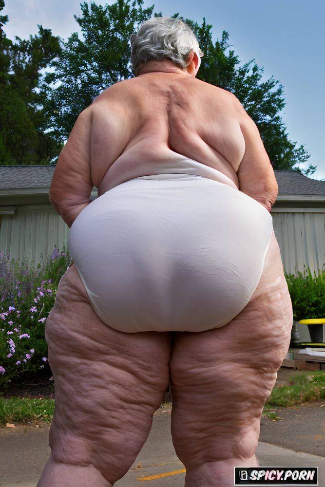 hyper detailed, ssbbw granny, huge round ass, best quality, massive round ass - #main