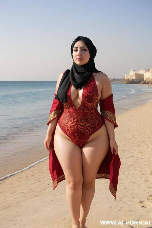 pretty face chubby naked big ass wide hips full body view oiled - #main