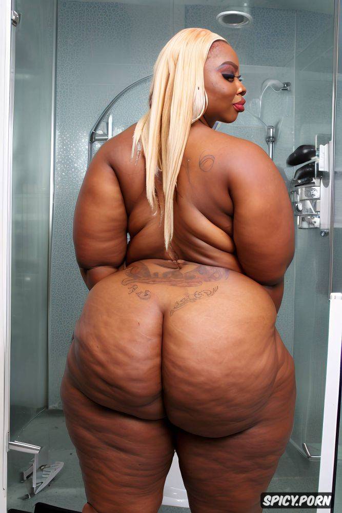 perfect anatomy, perfect face, big round ass, partial rear view - #main