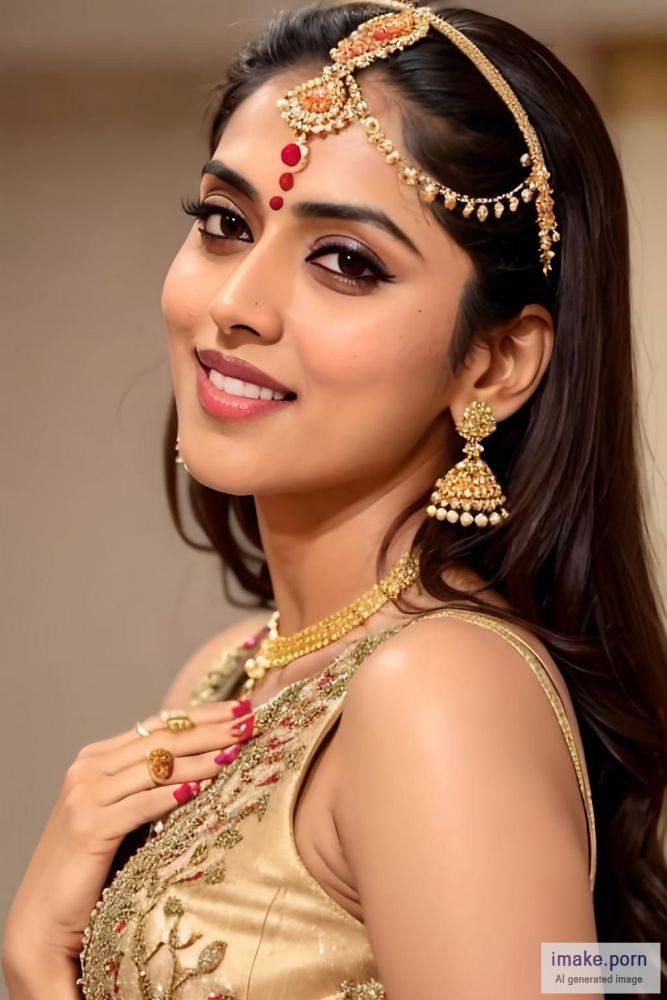Genelia D'Souza in salwar with cat ears and gold jewels - #main