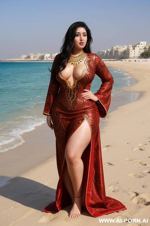 pretty face chubby naked big ass wide hips full body view oiled - #main