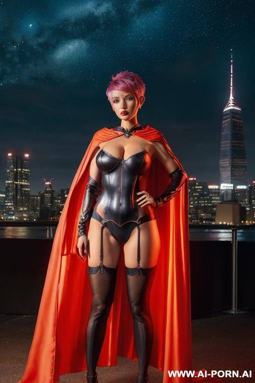 city skyline neon lights cape - #main