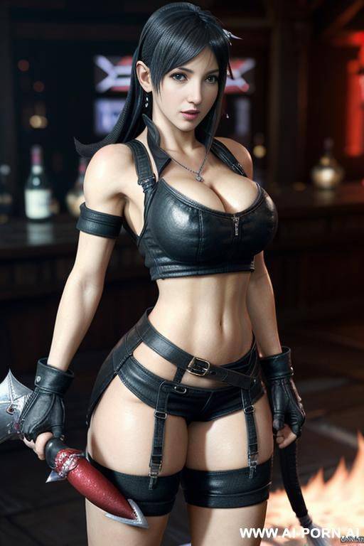 (((final fantazy tifa))), ((massive saggy boobs)) - #main