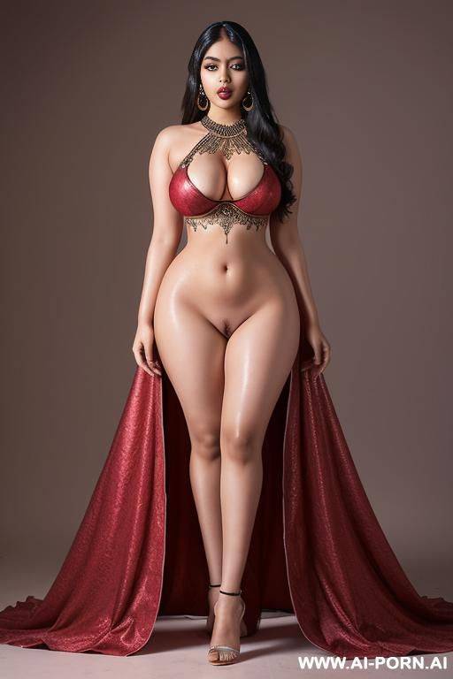 gorgeous model, thick lips, beautiful eyes, lush hair, naked, hourglass figure (((ahegao))) - #main