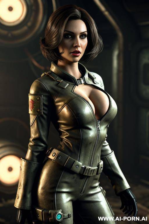 fallout game character, vault suit - #main