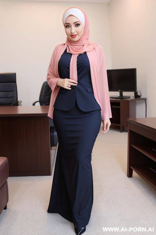 princess pron position wear hijab full body - #main
