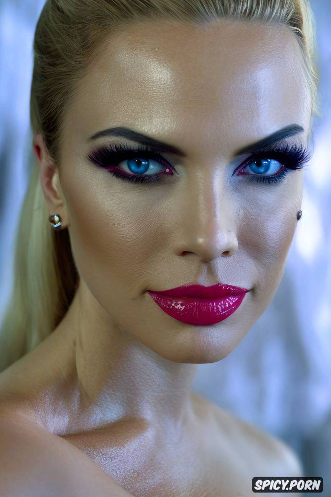 eye contact, face closeup, babypinklipstick - #main
