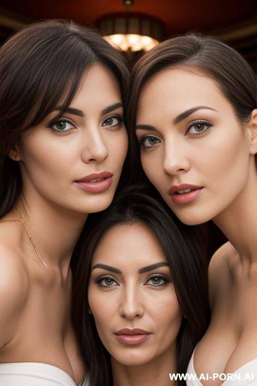 one woman rests her head on another womans breast - #main