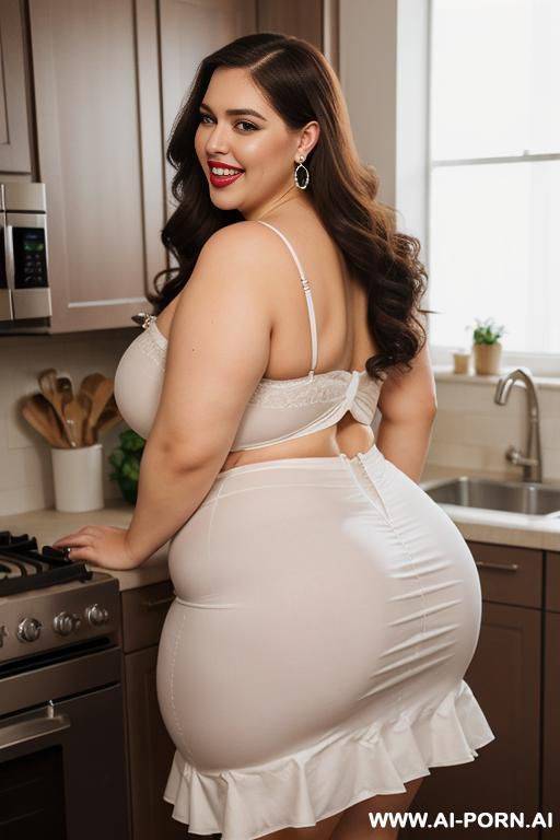 (very obese) (massive ass) (300 pounds) (fat face) (chubby arms) big woman) (pear shaped) (super wide) (soft body) (big eyes) (((laughing))) ((sexy pose)) (photoshoot) ((gorgeous model)) (((full - #main