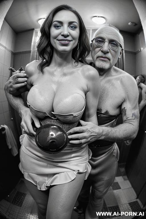 ((((view fish eye lens view)))) ((((view fish eye lens view)))) ((((medium shot)))) ((((hugging lot oldman behind )))) ((((party inside an men bathroom)))) ((((keep same face)))) pretty face italian - #main