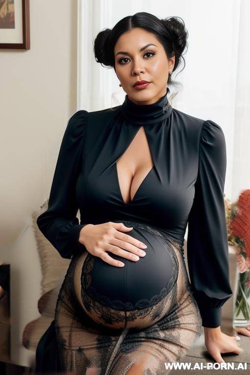 lomg dress pregnant - #main