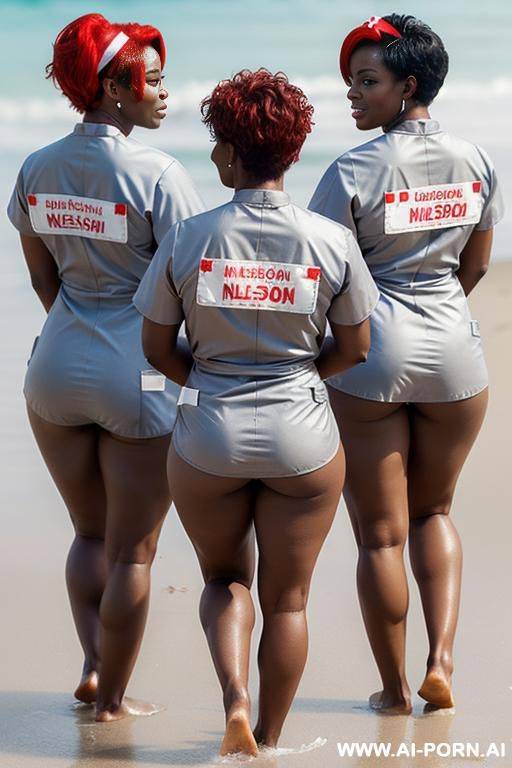 group of nude milfs posing huge ass from behind - #main