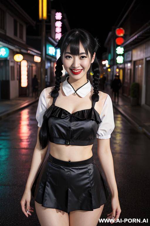 two women neon signs moonlight raining - #main